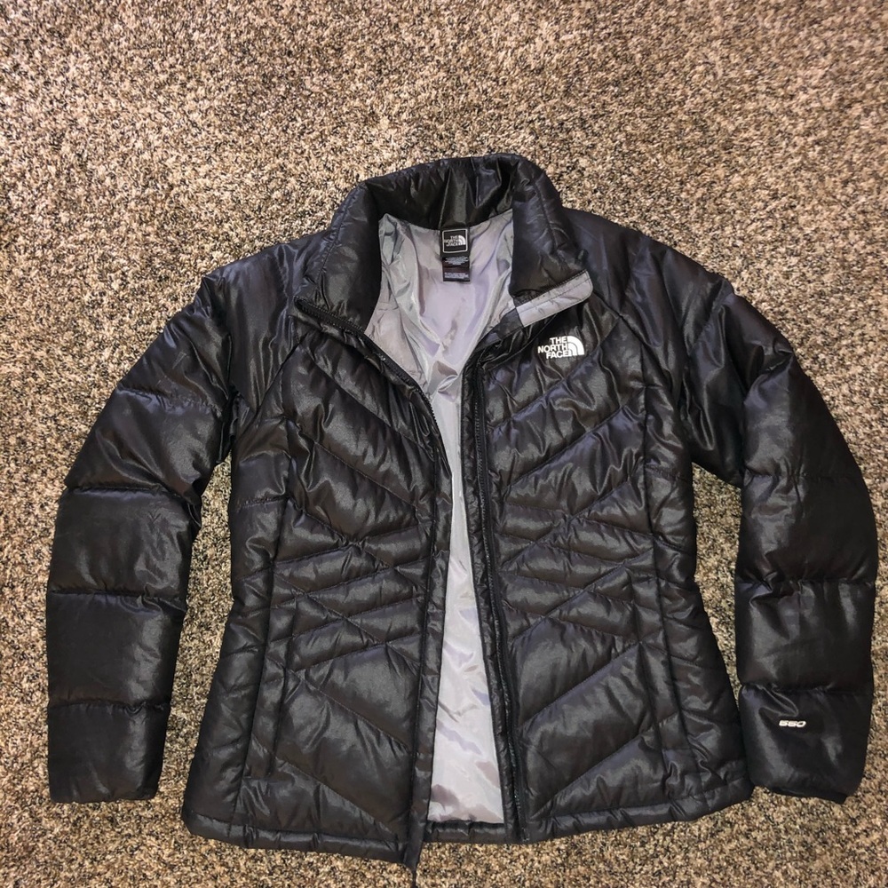Medium black north face winter jacket